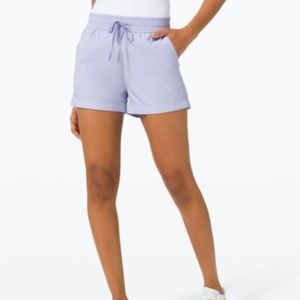 Lululemon Spring Break Away shorts lavender colour